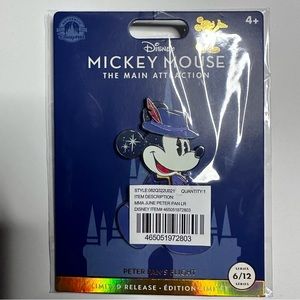 Disney Mickey Mouse Main Attraction PETER PAN’S FLIGHT 6/12 Pin Limited Edition